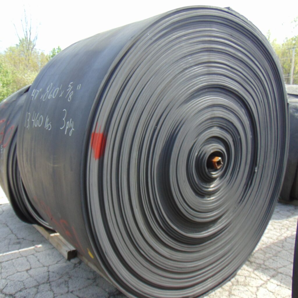 47" x 860' x 5/8" Used conveyor belt, Newton Falls, OH — EZA-00206