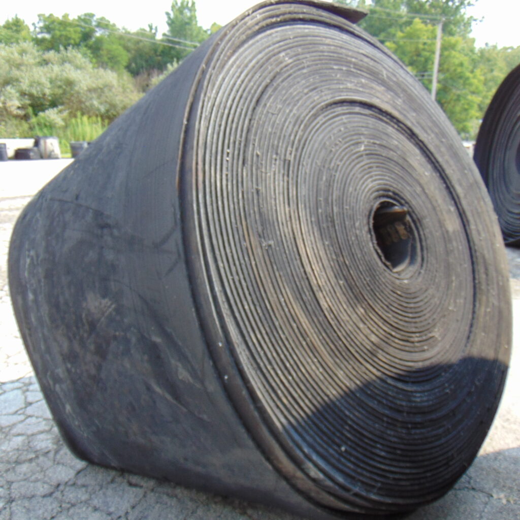 48" x 525' x 3/8" Used conveyor belt, Newton Falls, OH — EZA-00223