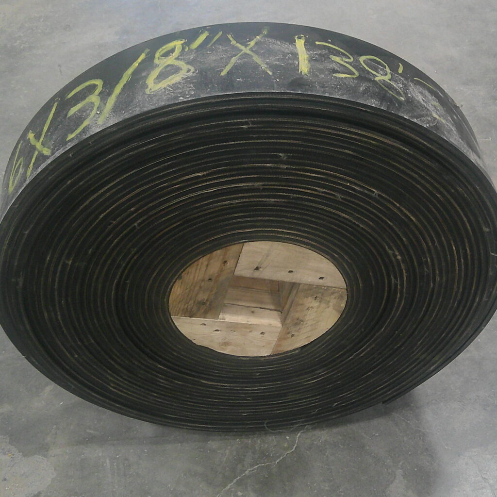 6" x 138' x 3/8" Used conveyor belt, Waco, TX — EZA-00125