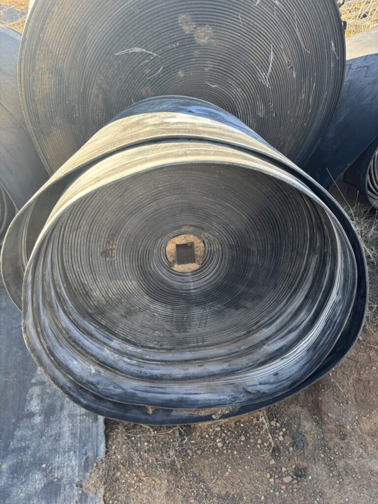 23" x 313' x 1/4" Used conveyor belt, Hughes Springs, TX — EZA-00078