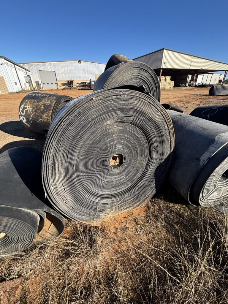 20" x 454' x 3/8" Used conveyor belt, Hughes Springs, TX — EZA-00077