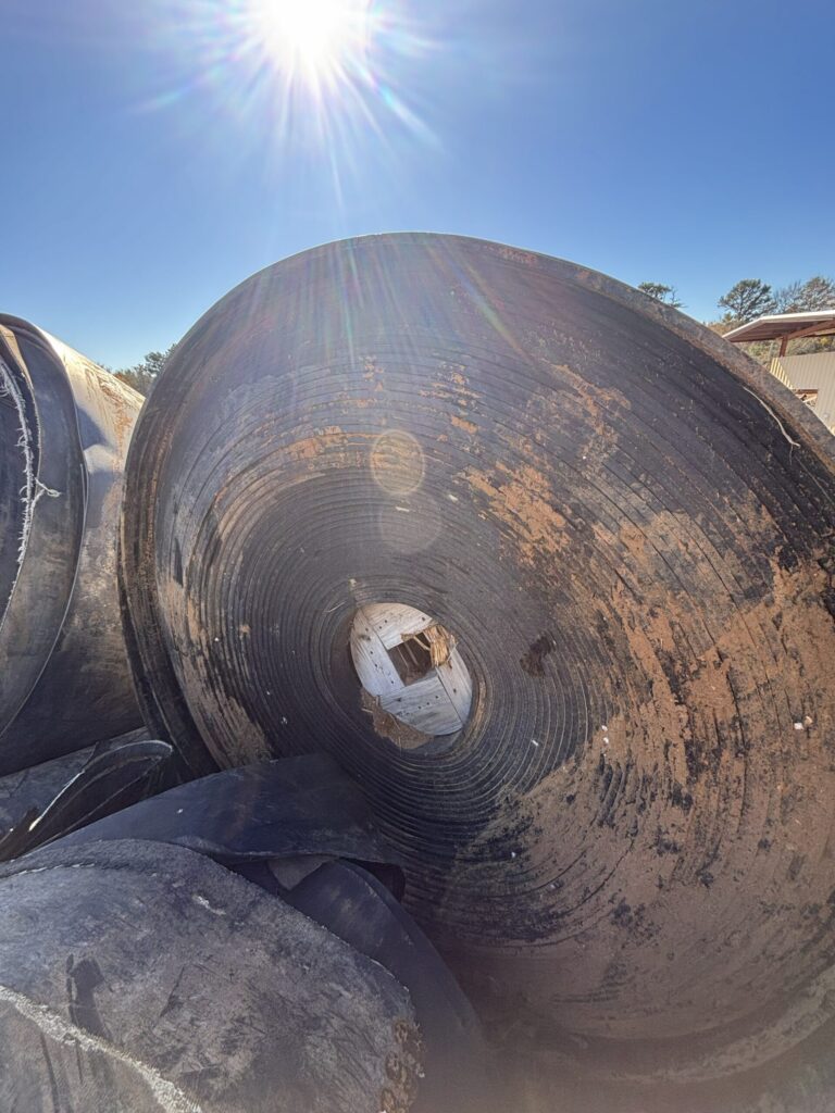 41" x 523' x 1/2" Used conveyor belt, Hughes Springs, TX — EZA-00082