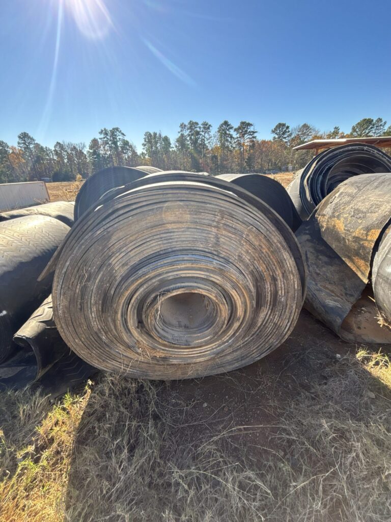 41" x 44' x 5/8" Used conveyor belt, Hughes Springs, TX — EZA-00084