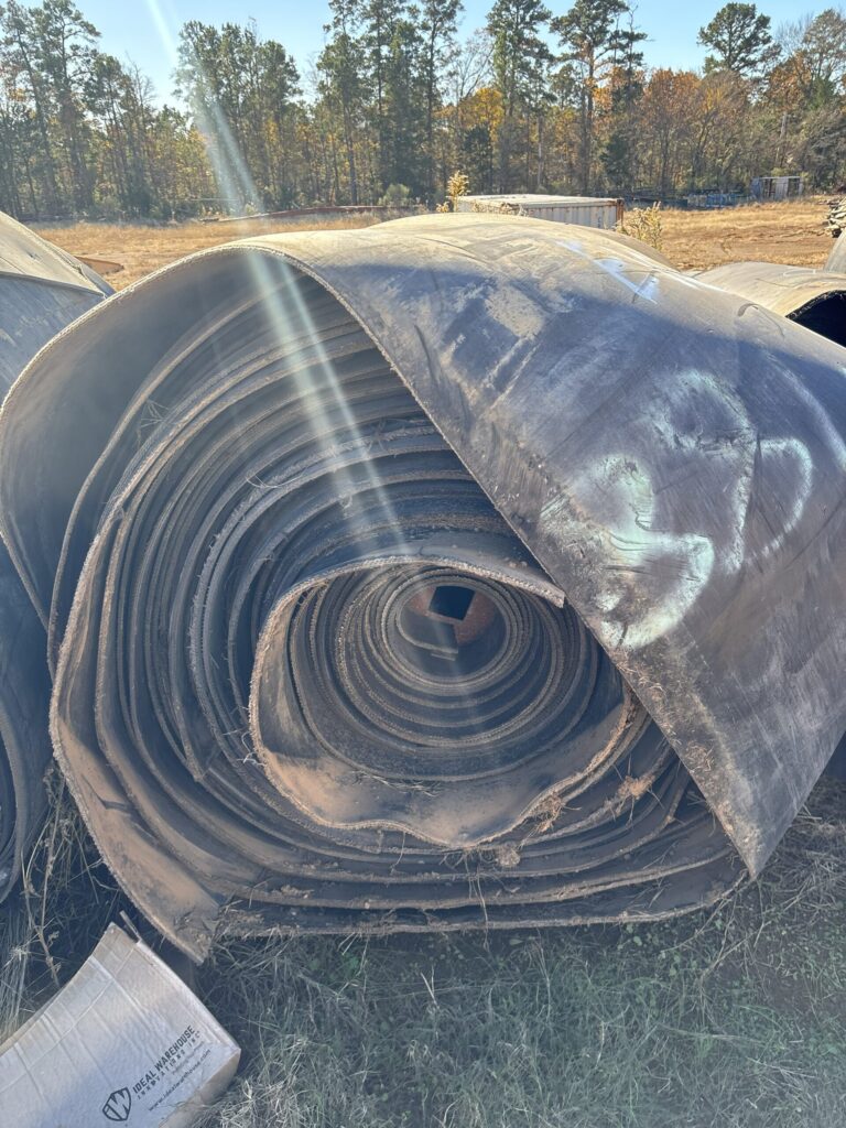 48" x 530' x 3/8" Used conveyor belt, Hughes Springs, TX — EZA-00091