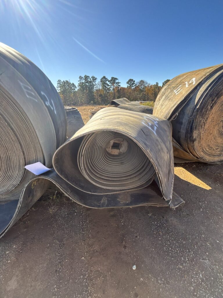 60" x 192' x 3/4" Used conveyor belt, Hughes Springs, TX — EZA-00093