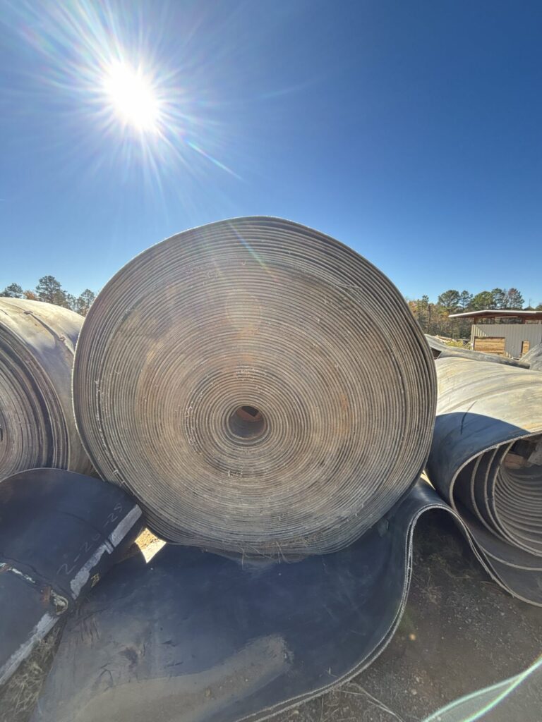 45" x 933' x 1/2" Used conveyor belt, Hughes Springs, TX — EZA-00087
