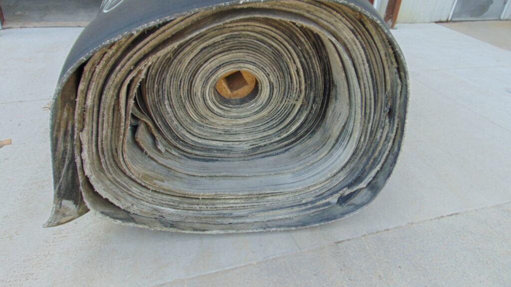 45" x 275' x 3/8" Used conveyor belt, Maquoketa, IA — EZA-00192