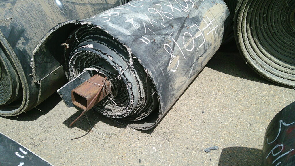 50" x 86' x 1/2" Used conveyor belt, Lafayette, CO — EZA-00148