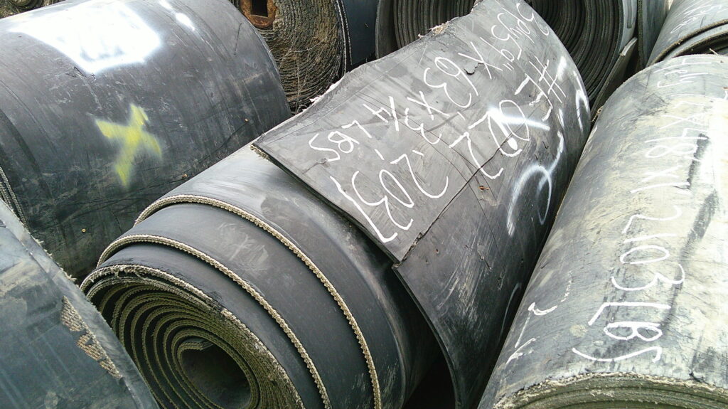 59" x 63' x 3/4" Used conveyor belt, Lafayette, CO — EZA-00157
