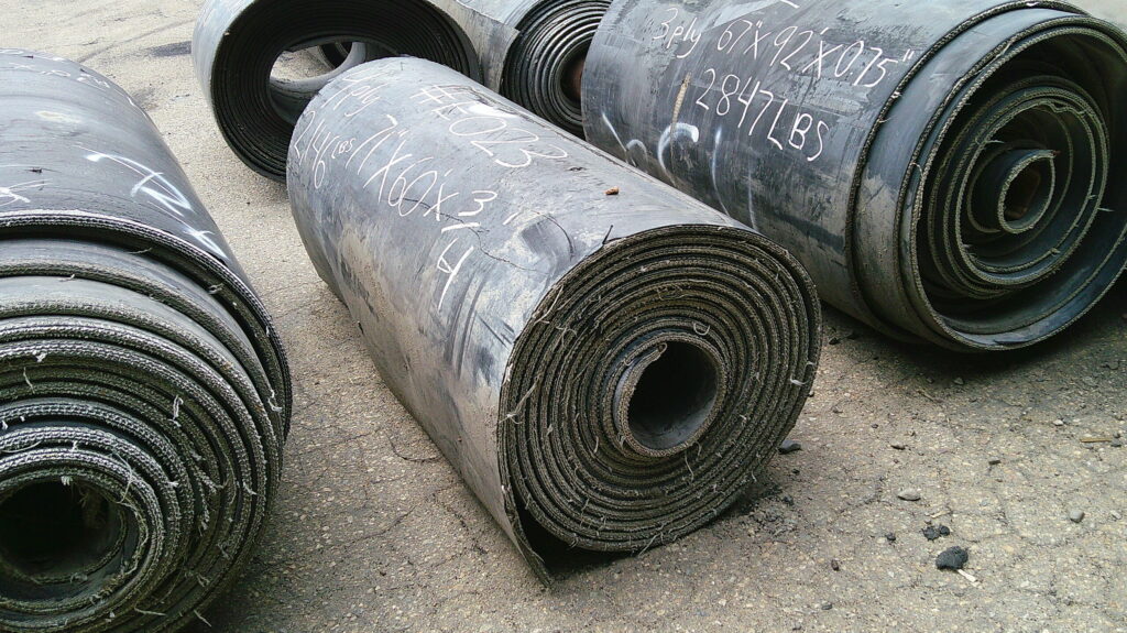 71" x 60' x 3/4" Used conveyor belt, Lafayette, CO — EZA-00165
