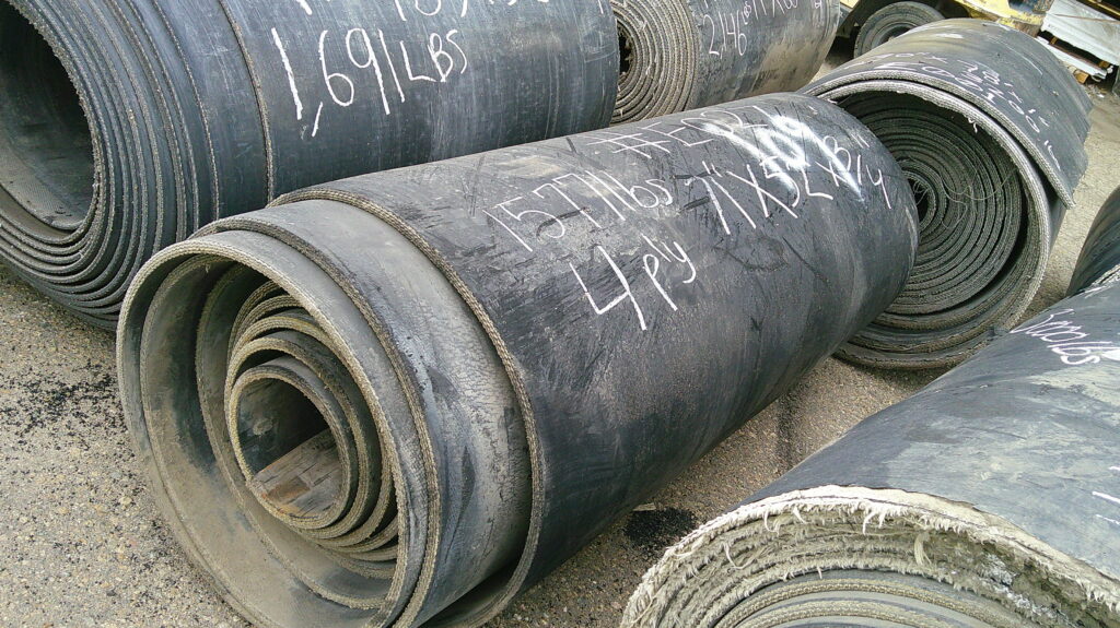 71" x 52' x 3/4" Used conveyor belt, Lafayette, CO — EZA-00164