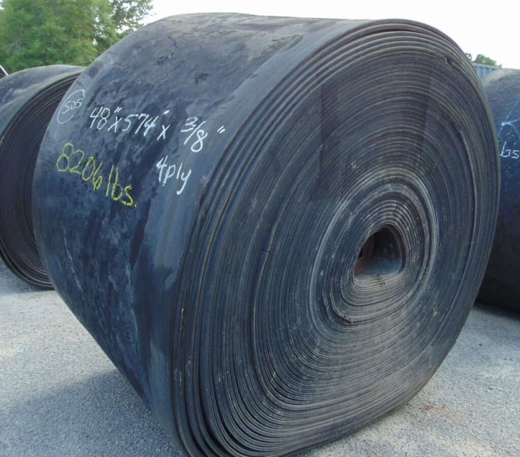 48" x 574' x 3/8" Used conveyor belt, Williston, SC — EZA-00253