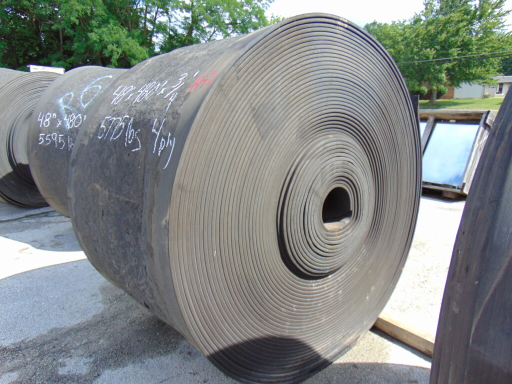 48" x 480' x 3/4" Used conveyor belt, Newton Falls, OH — EZA-00519