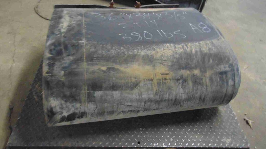 36" x 34' x 3/8" Used conveyor belt, Maquoketa, IA — EZA-00505