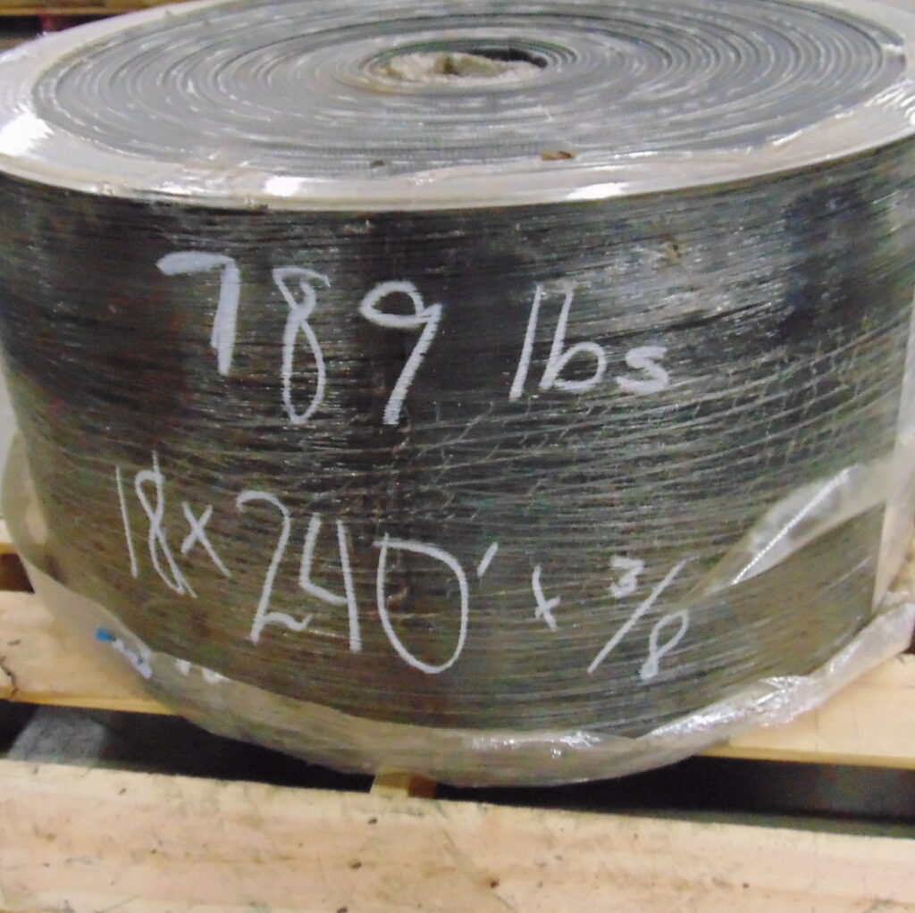 17" x 240' x 3/8" Used conveyor belt, Maquoketa, IA — EZA-00527