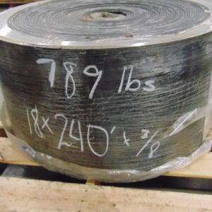 17" x 240' x 3/8" Used conveyor belt, Maquoketa, IA — EZA-00527