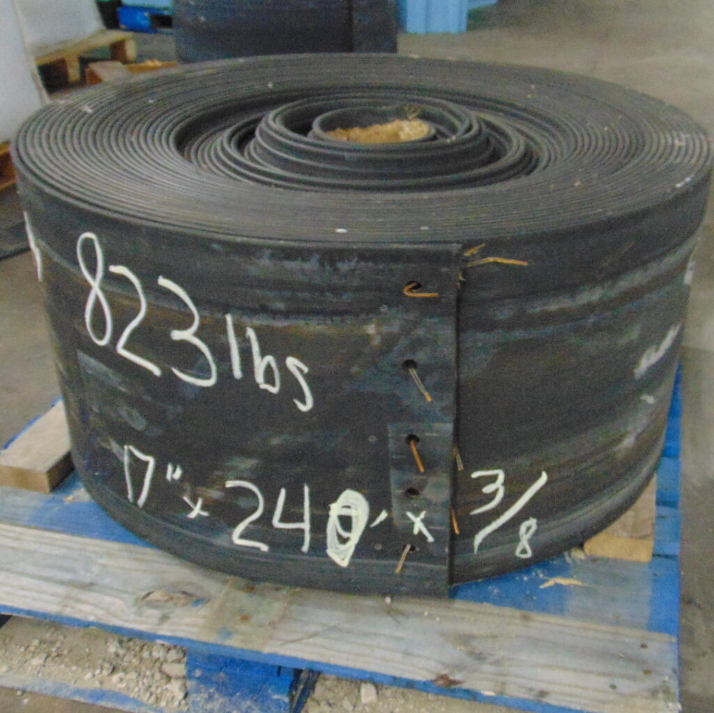 17" x 240' x 3/8" Used conveyor belt, Maquoketa, IA — EZA-00528