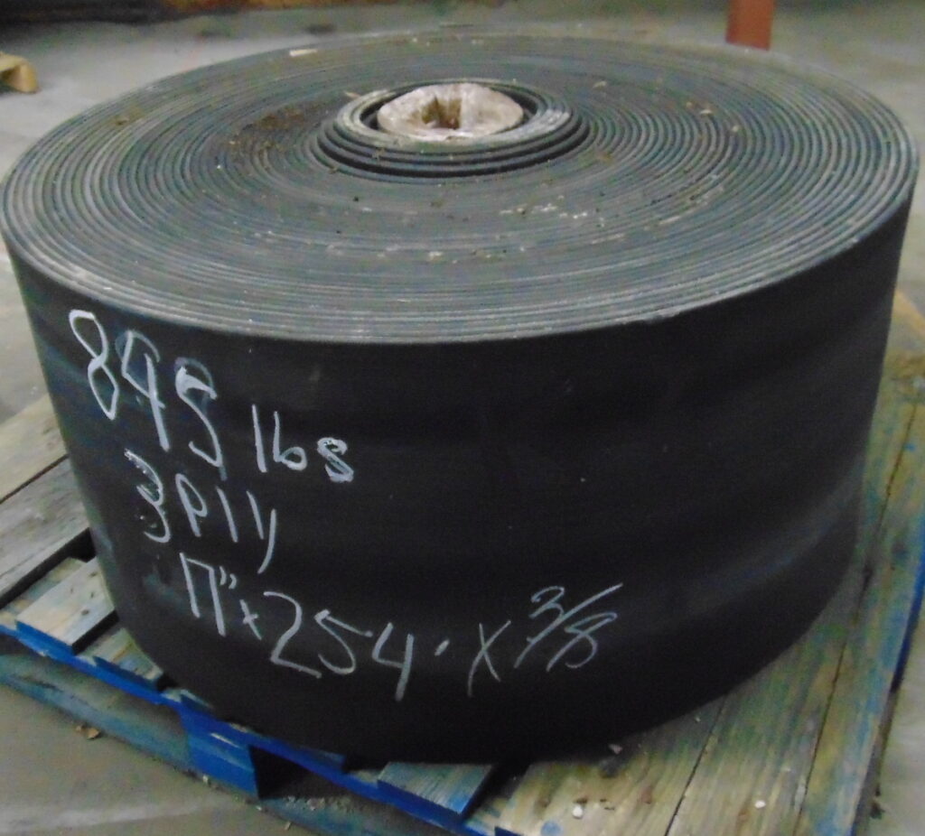 17" x 254' x 3/8" Used conveyor belt, Maquoketa, IA — EZA-00531