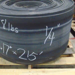 17" x 215' x 1/4" Used conveyor belt, Maquoketa, IA — EZA-00526