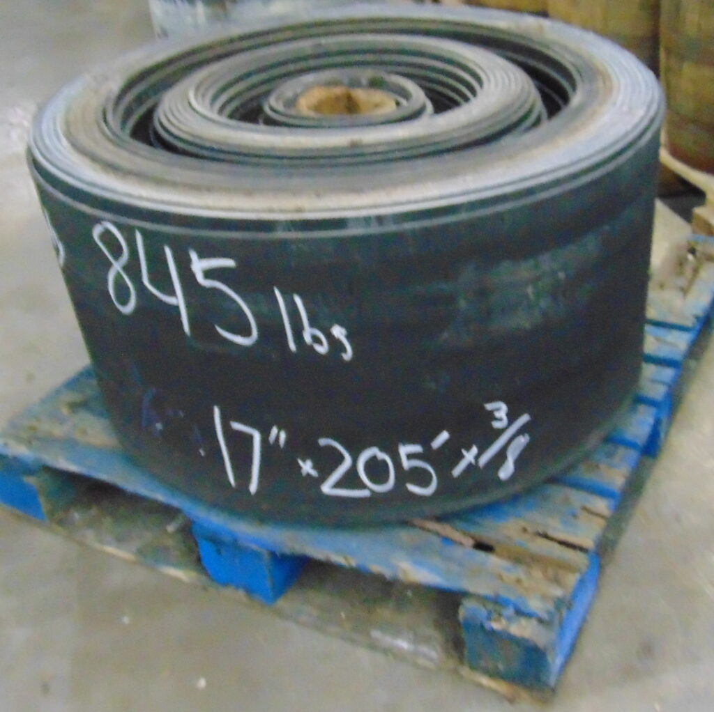 17" x 205' x 3/8" Used conveyor belt, Maquoketa, IA — EZA-00525
