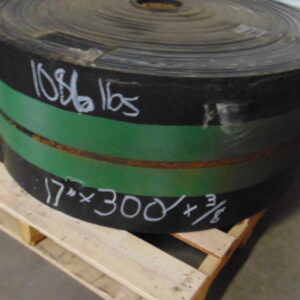 17" x 300' x 3/8" Used conveyor belt, Maquoketa, IA — EZA-00532