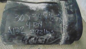 30" x 34' x 1/2" Used conveyor belt, Maquoketa, IA — EZA-00421