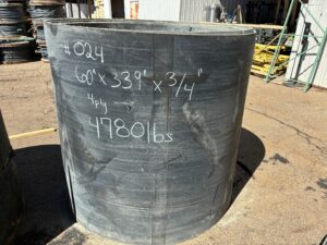 60" x 339' x 3/4" Used conveyor belt, Lafayette, CO — EZA-00420