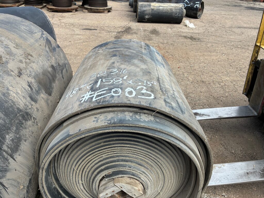 48" x 158' x 3/4" Used conveyor belt, Lafayette, CO — EZA-00419