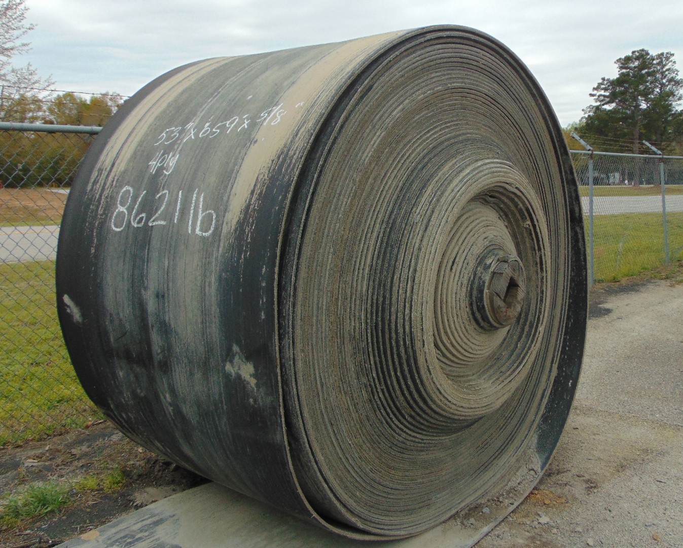 53" x 659' x 3/8" Used conveyor belt, Williston, SC — EZA-00440