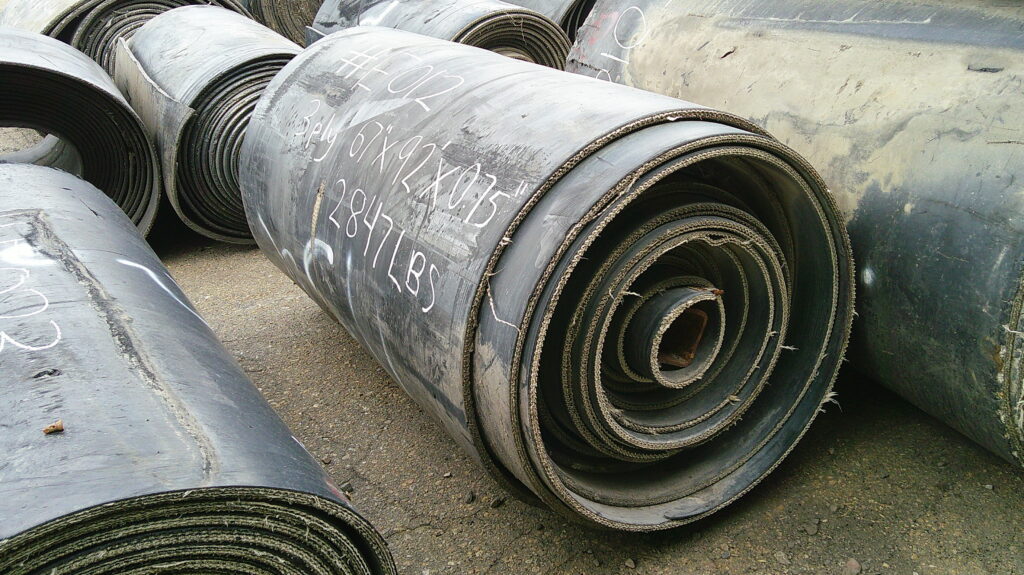 67" x 92' x 3/4" Used conveyor belt, Lafayette, CO — EZA-00399