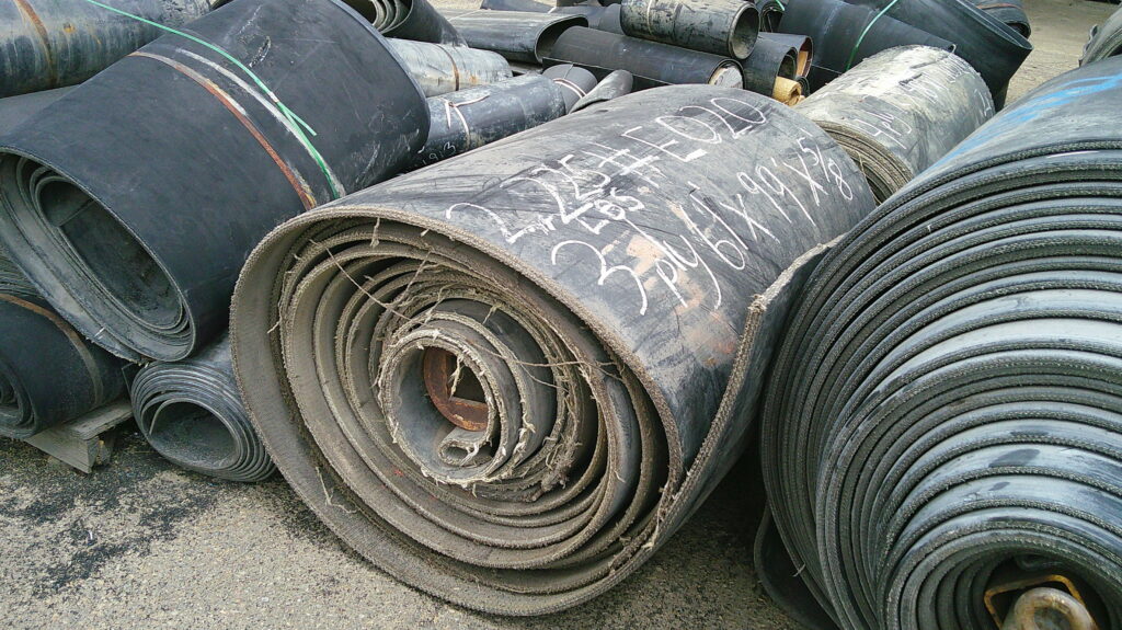 61" x 99' x 5/8" Used conveyor belt, Lafayette, CO — EZA-00398