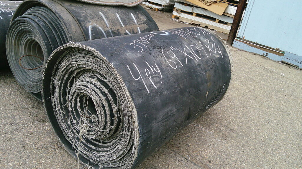69" x 104' x 3/4" Used conveyor belt, Lafayette, CO — EZA-00401