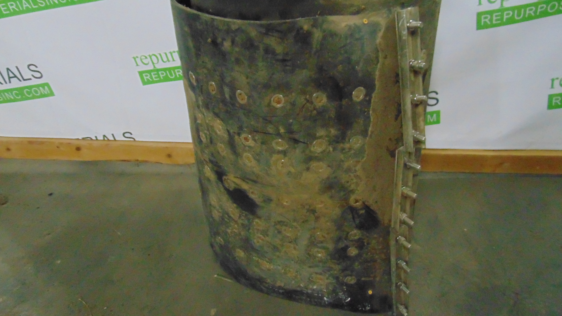 31.5" x 12' x 3/8" Used conveyor belt, Maquoketa, IA — EZA-00490