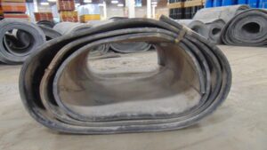 36" x 5' x 5/8" Used conveyor belt, Newton Falls, OH — EZA-00430