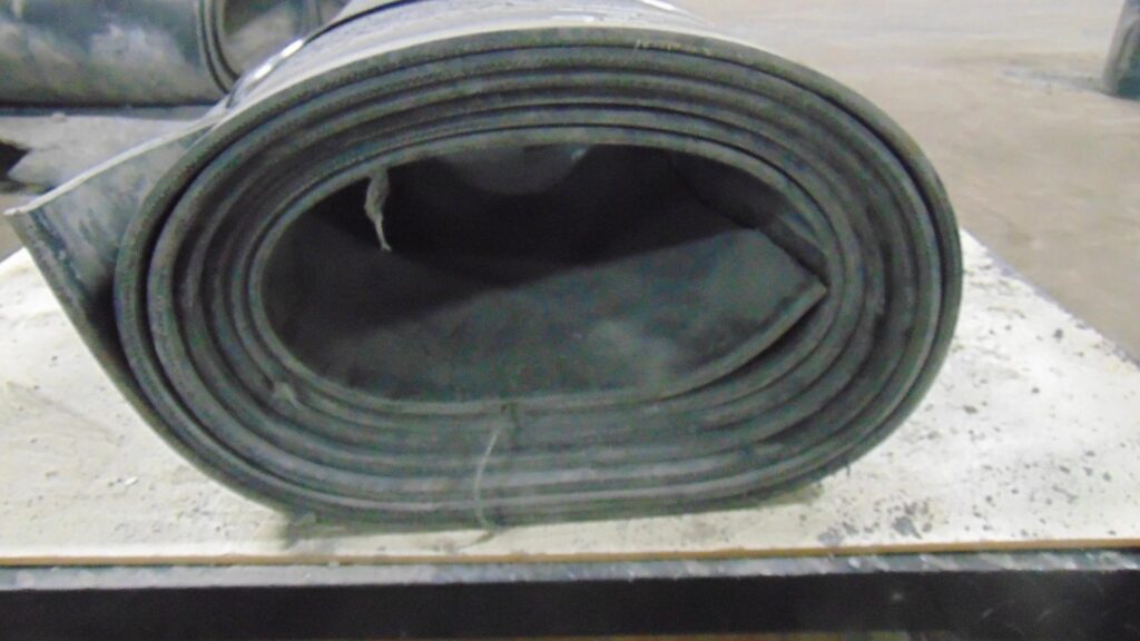 41" x 15' x 3/8" Used conveyor belt, Newton Falls, OH — EZA-00512
