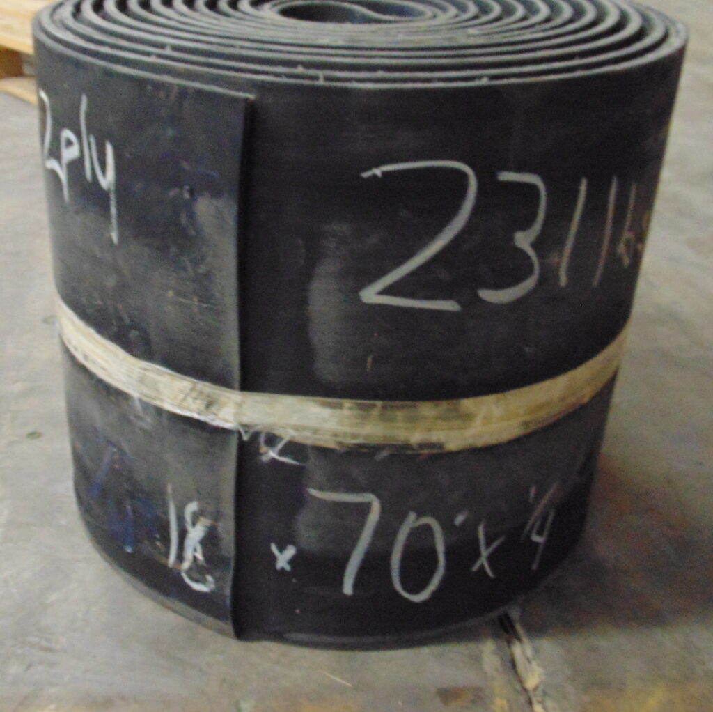 18" x 70' x 1/4" Used conveyor belt, Maquoketa, IA — EZA-00542